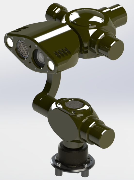 AYT530-S防爆机器人云台军用摄像机电磁兼容车载机载高速